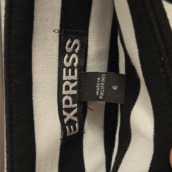 Womens high low flattering skirt. Black and white, express size 6 - Picture 4 of 4